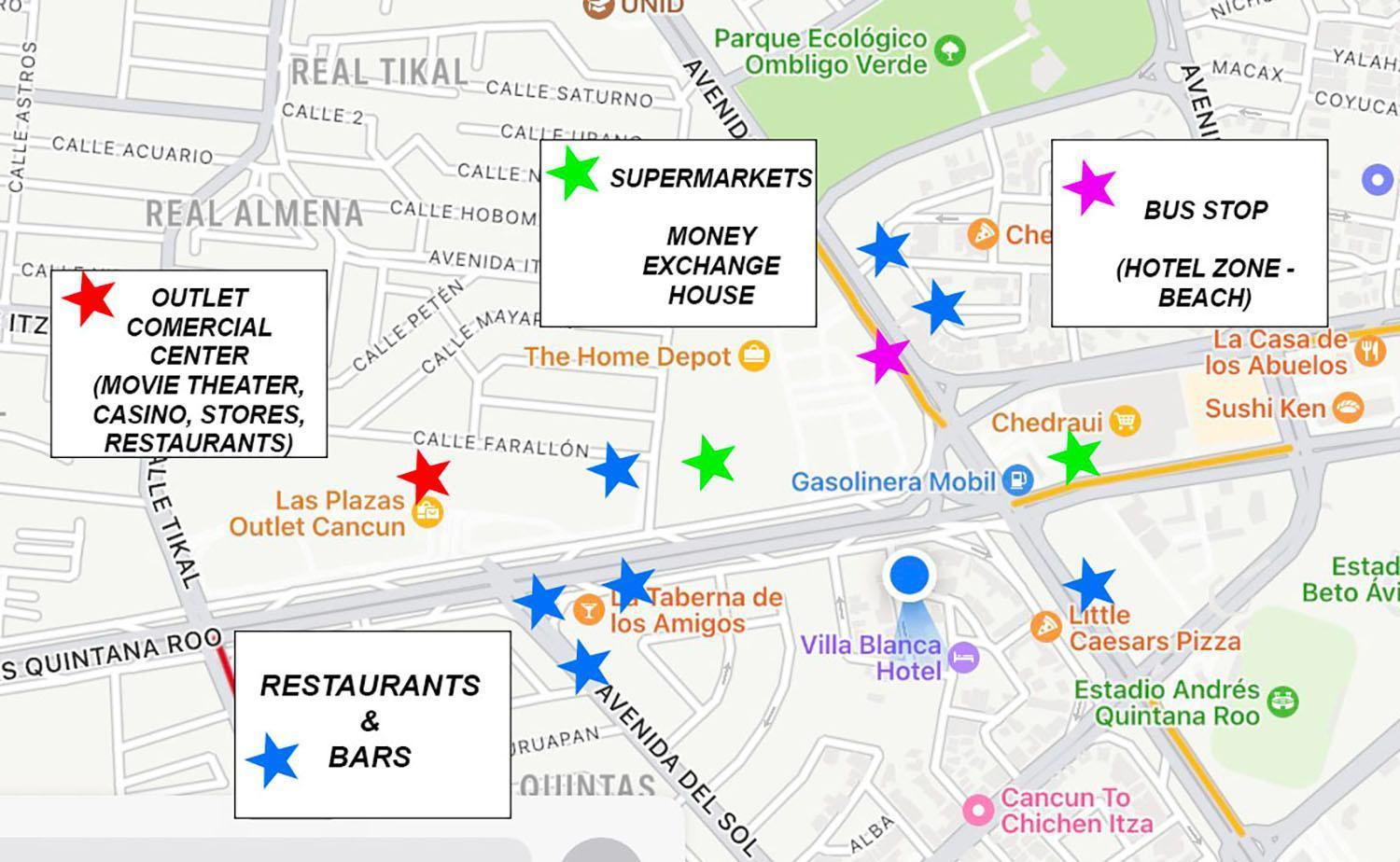 Villa Sofia Hotel Boutique Cancún Kültér fotó